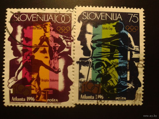 Словения 1996г. Олимпиада полная серия