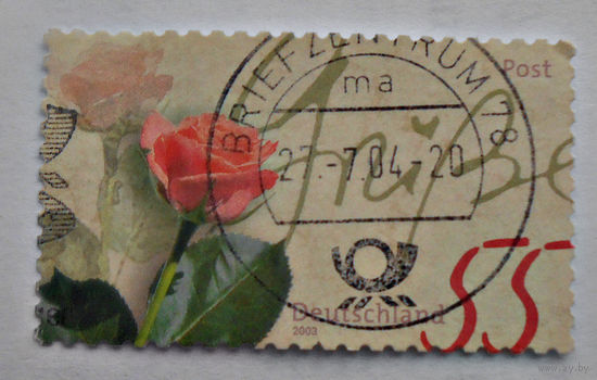 Германия, 2003г., роза