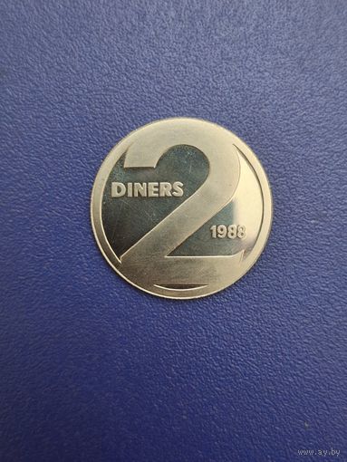 Андорра 2 динера 1988 года