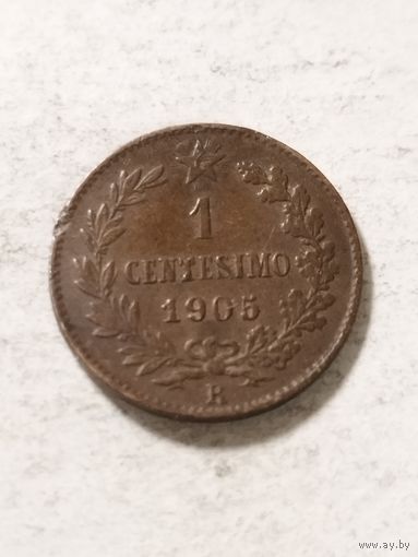 Италия 1 сентизим 1905