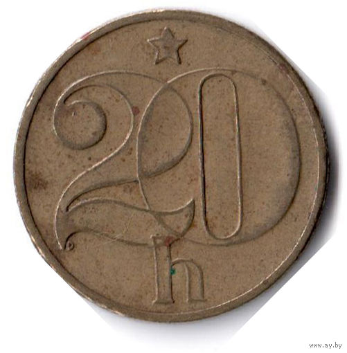Чехословакия. 20 геллеров. 1983 г.