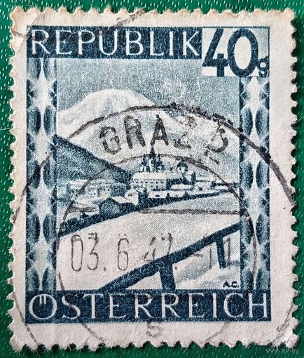 Австрия 1947. Город Марияцелль в земле Штирия