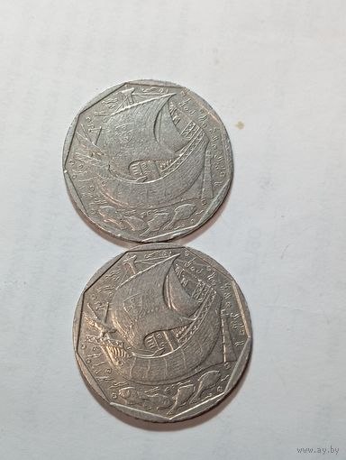 Португалия  50 эскудо  1988 , 1989  года .