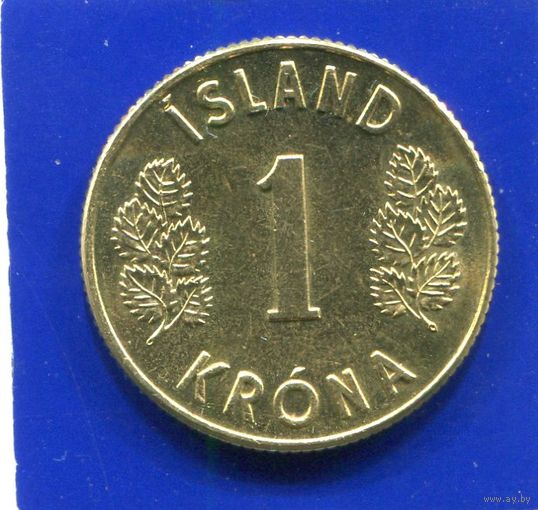 Исландия 1 крона 1973