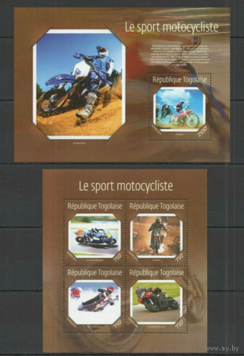 2014 Того Транспорт Мотоциклы BL+KB   MNH