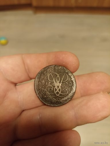 РИ 2 копейки 1758 год