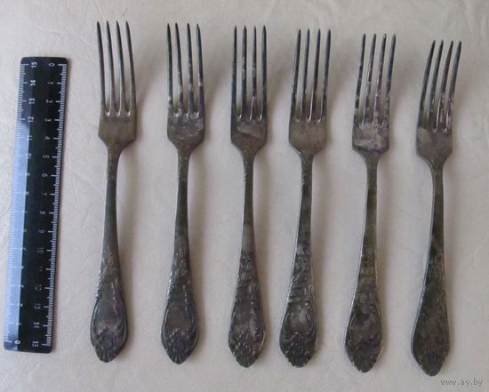 Все лоты с рубля.Вилки мельхиор,СССР,не использовались.