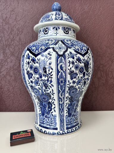 Шикарная старинная ваза Delft, Европа, клеймо много лотов с рубля