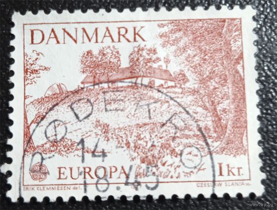 Лот 227 Дания (1977) Марка по программе Европа.  Аллиндж DK639