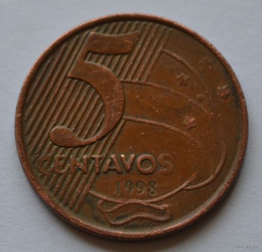 Бразилия, 5 сентаво 1998 г.