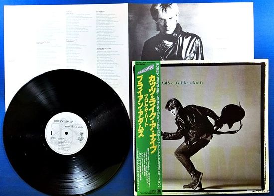 BRYAN ADAMS Cuts Like A Knife (JAPAN винил LP 1983)