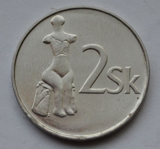 Словакия, 2 кроны 1995 г.