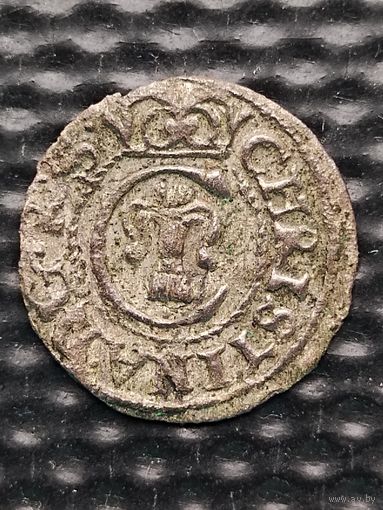 Солид 1650 г. Кристина Ваза, "Кристинка". Шведская оккупация Риги(1621-1710), без мц.