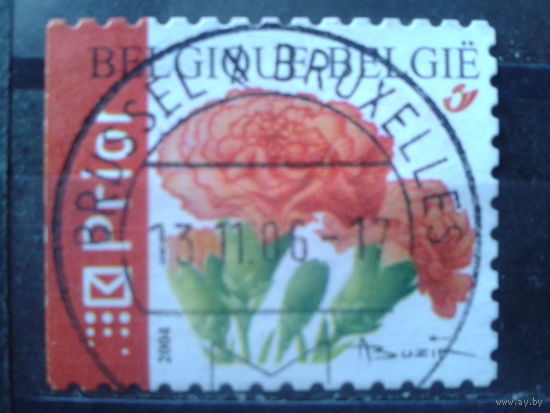 Бельгия 2004 Стандарт, цветы, марка из буклета