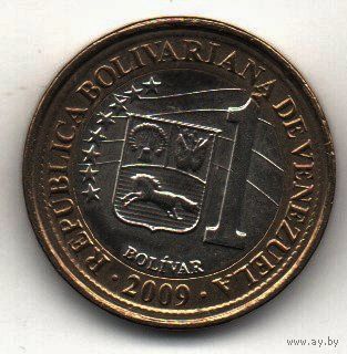 БОЛИВАРИАНСКАЯ РЕСПУБЛИКА ВЕНЕСУЭЛА. 1 БОЛИВАР 2009.