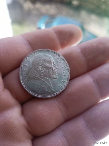 Чехословакия 10 крон 1928 Масарик