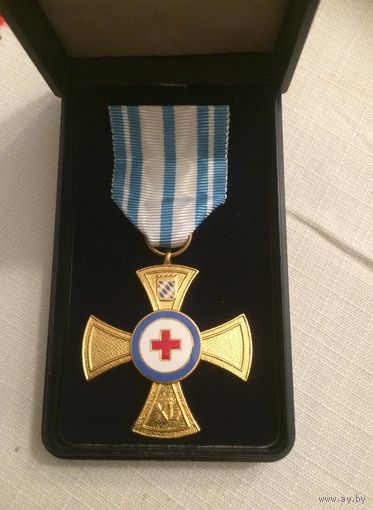 Красный крест знак  40 лет выслуги   Бавария