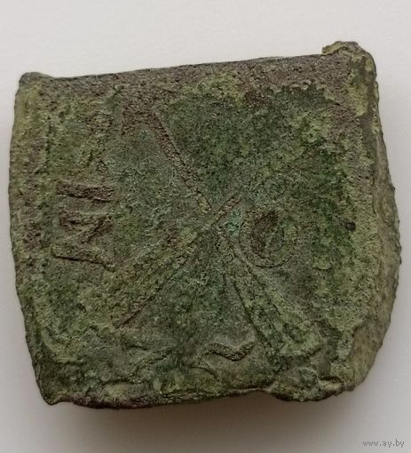 Клиппа 1/2 эре 1625 г. Густав Адольф Королевство Швеция редкая разумный торг