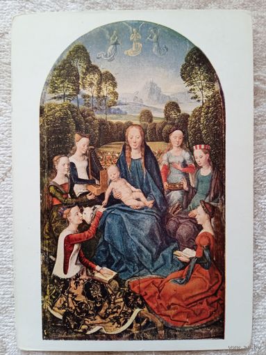 Мемлинг. Мистическое обручение св. Катерины. Издание Франции