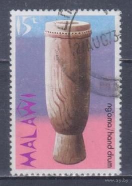 [199] Малави 1973. Культура.Музыка.Инструменты.15т. Гашеная марка.