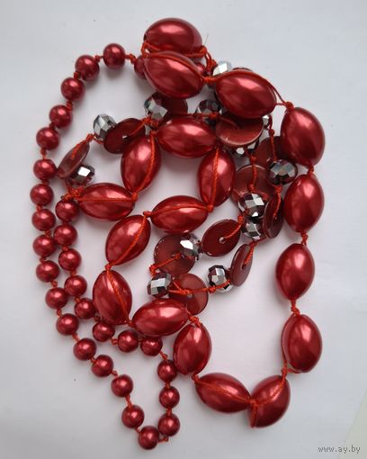 Двойные Бусы. Сотуар. Смешанные материалы