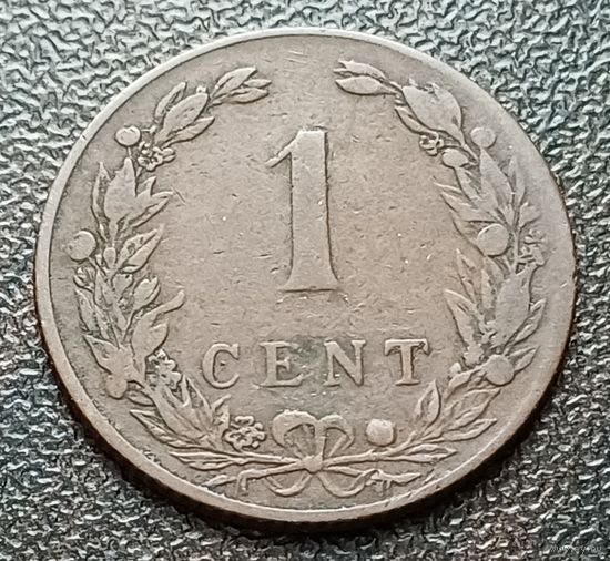 Нидерланды 1 цент, 1902    ( 1-3-1 )