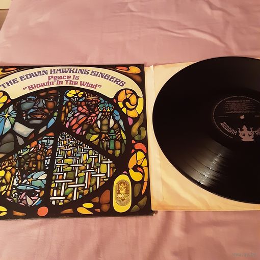 THE EDWIN HAWKINS SINGERS - 1970 - PEACE IS "BLOWIN' IN THE WIND" (UK) LP