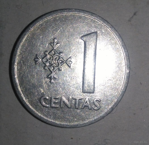 Литва 1 цент 1991