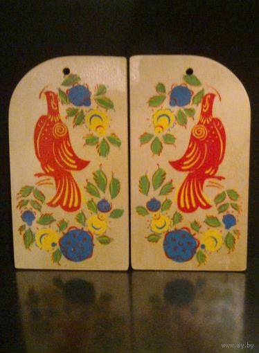 Набор деревянных досочек доска разделочная