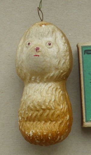 Ёлочная игрушка. Собачка.