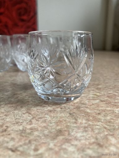 Рюмки хрустальные, 6 шт., СССР