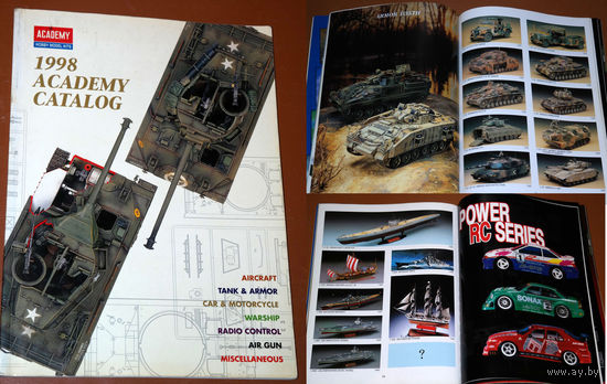 Исторические каталоги моделей фирма ACADEMY 1998  фирма FUJIMI 1994 фирма ARII 1995 фирма HASEGAWA 1988 1996 фирма TAMIYA 1994 1996 фирма DRAGON 1994 фирма ESCI 1989