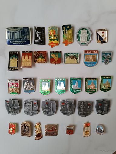 Значки города