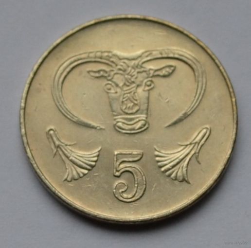 Кипр, 5 центов 2004 г.