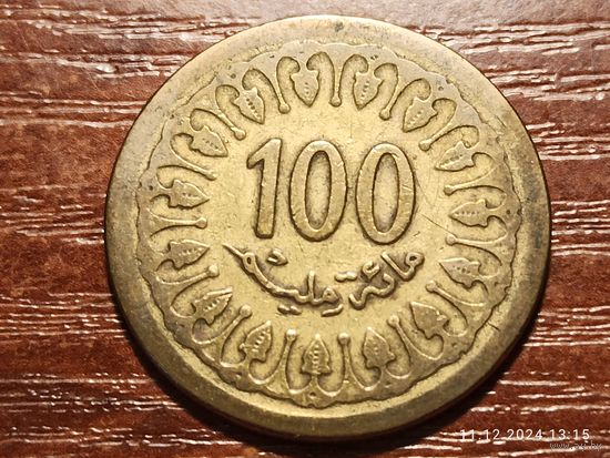 Тунис 100 миллимов 1993