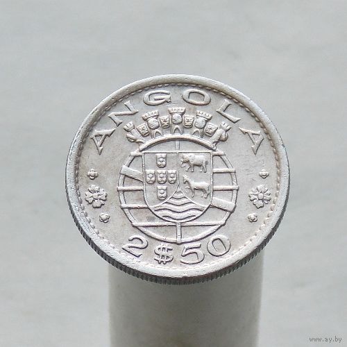 Португальская Ангола 2.5 эскудо 1968