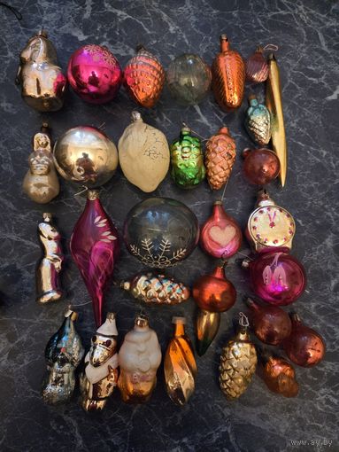 Лот новогодних ёлочных игрушек