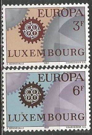Люксембург. Марки по программе "Европа". 1967г. Mi#748-49. Серия.
