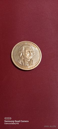 Сша, 1 доллар 2007, Джон Адамс.