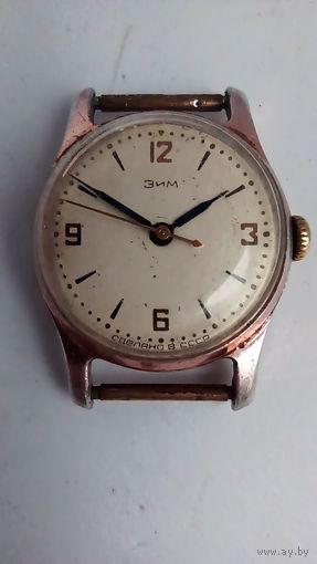 Часы зим, старого образца, с центральной секундной стрелкой