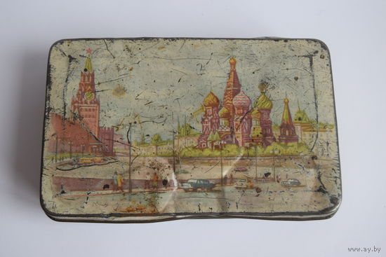 "Кремль". "Москва". Коробка. Ретро СССР.