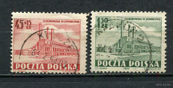 Польша - 1952 - Архитектура - 2 марки. Гашеные.  (Лот 43Fx)-T25P36