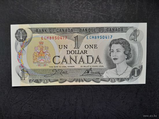1 доллар 1973 года. Канада. UNC. Распродажа
