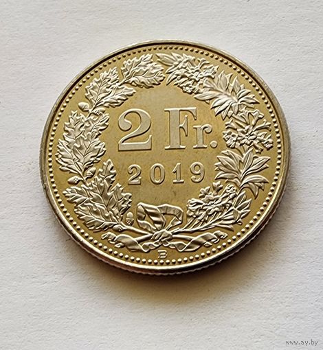 Швейцария 2 франка, 2019