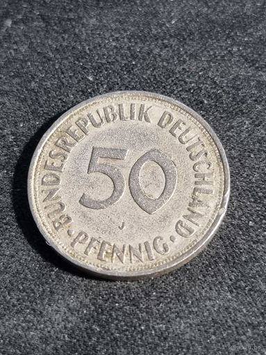 Германия (ФРГ) 50 пфеннигов 1974 J