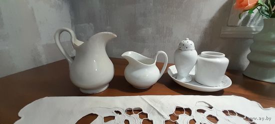 Фарфоровая посуда 19в. Кузнецовский фарфор.