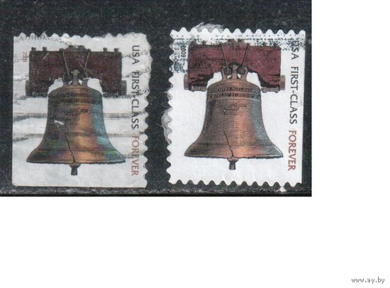 США-2009 (Мих.) , гаш., Стандарт, Колокол, 2 зубцовки