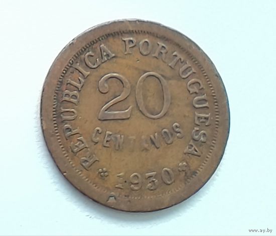 Кабо-Верде 20 сентаво, 1930. 4-2-11