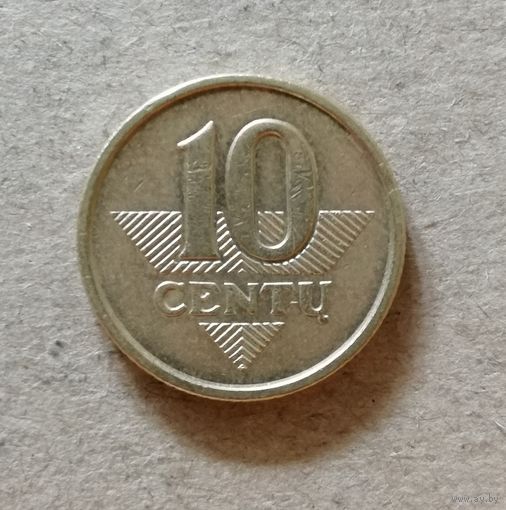 Литва 2 Республика 10 сантим 2008 г., KM# 106 ю