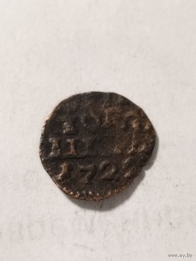 Россия полушка 1725